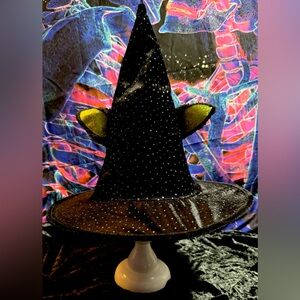Halloween Witch Hat Costume Hat with Ears